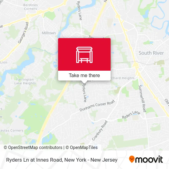 Ryders Ln at Innes Road map