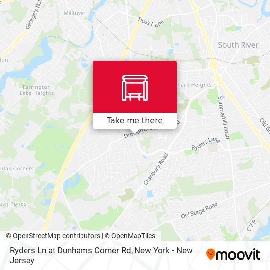 Ryders Ln at Dunhams Corner Rd map