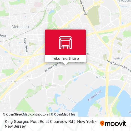 Mapa de King Georges Post Rd at Clearview Rd#