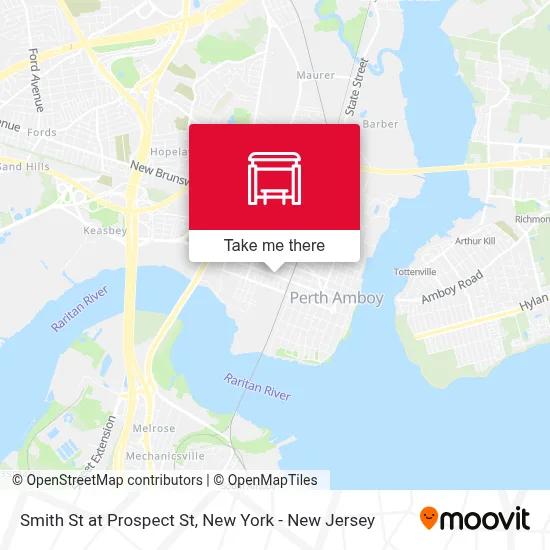 Smith St at Prospect St map