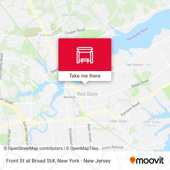 Front St at Broad St# map