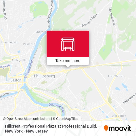 Mapa de Hillcrest Professional Plaza at Professional Build