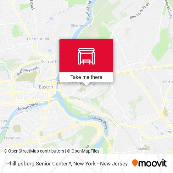 Mapa de Phillipsburg Senior Center#