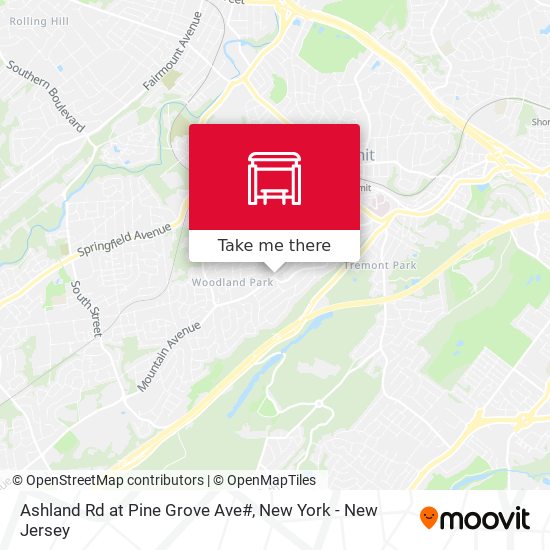 Ashland Rd at Pine Grove Ave# map