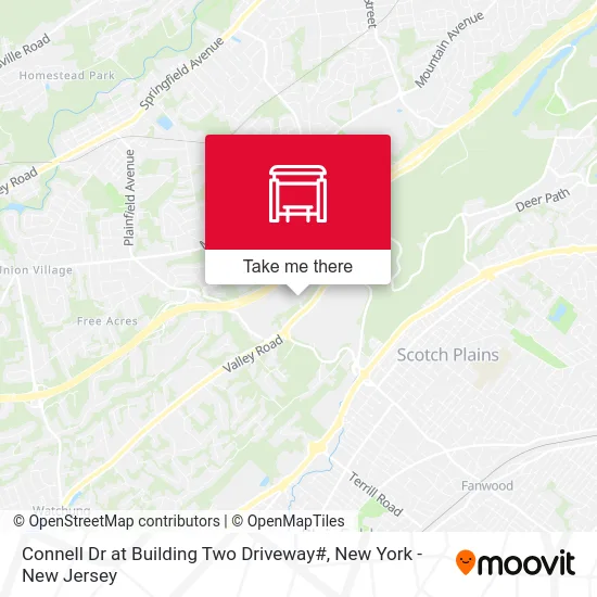 Connell Dr at Building Two Driveway# map