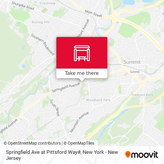 Springfield Ave at Pittsford Way# map