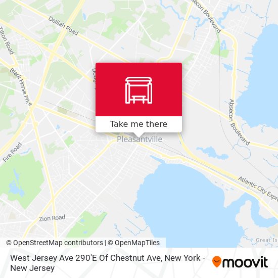 Mapa de West Jersey Ave 290'E Of Chestnut Ave