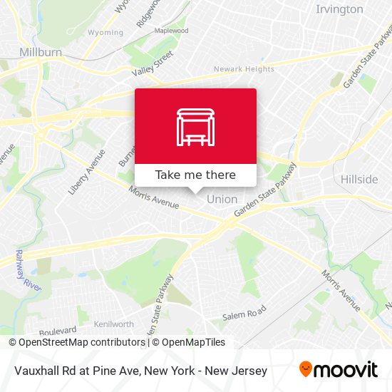 Mapa de Vauxhall Rd at Pine Ave
