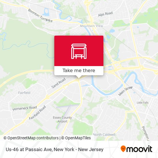 Mapa de Us-46 at Passaic Ave