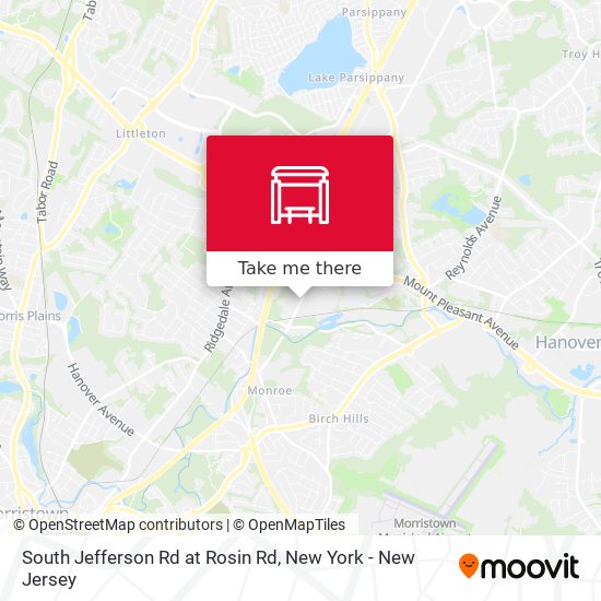 Mapa de South Jefferson Rd at Rosin Rd