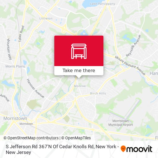 Mapa de S Jefferson Rd 367'N Of Cedar Knolls Rd