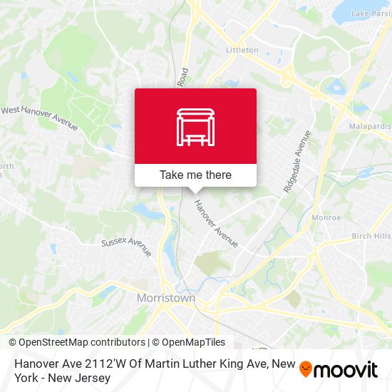 Mapa de Hanover Ave 2112'W Of Martin Luther King Ave