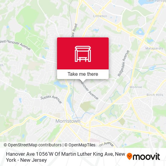 Mapa de Hanover Ave 1056'W Of Martin Luther King Ave