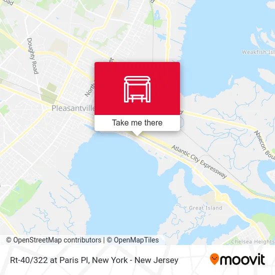 Rt-40/322 at Paris Pl map