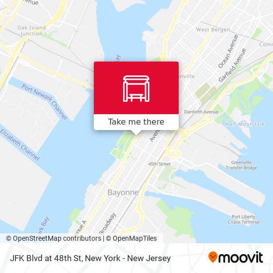 Mapa de JFK Blvd at 48th St