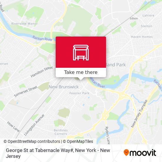 Mapa de George St at Tabernacle Way#