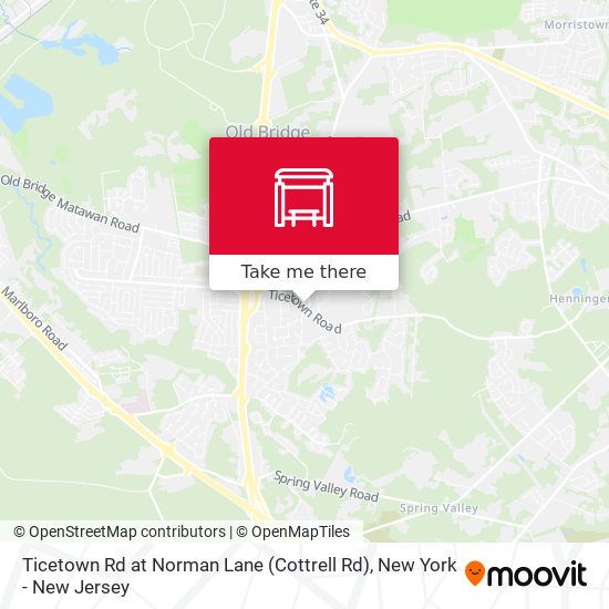 Mapa de Ticetown Rd at Norman Lane (Cottrell Rd)