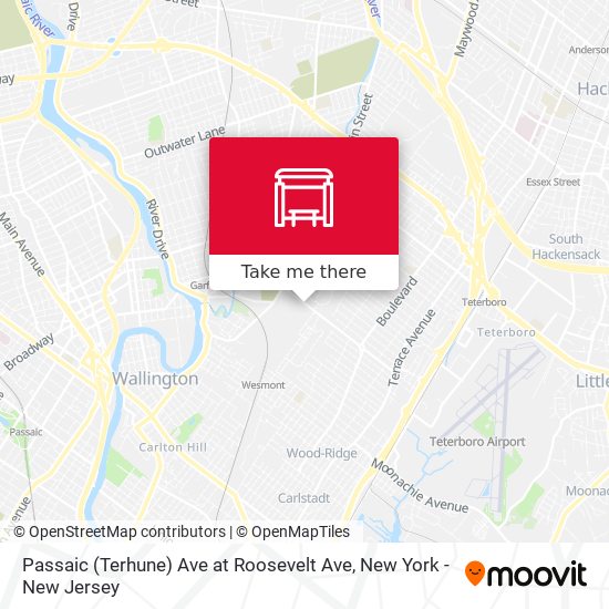 Mapa de Passaic (Terhune) Ave at Roosevelt Ave