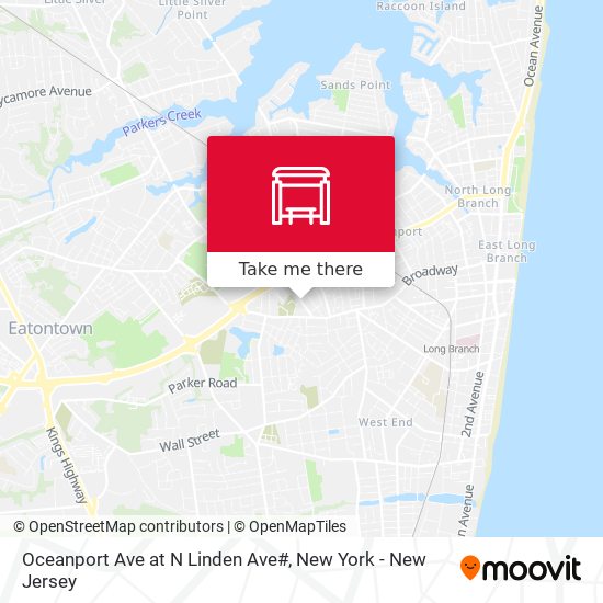 Mapa de Oceanport Ave at N Linden Ave#