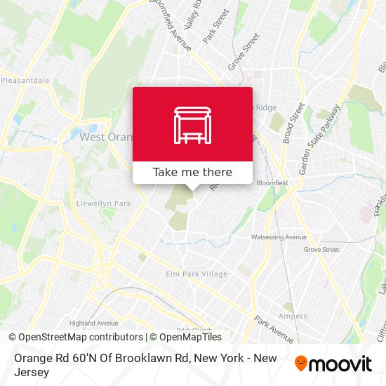 Orange Rd 60'N Of Brooklawn Rd map