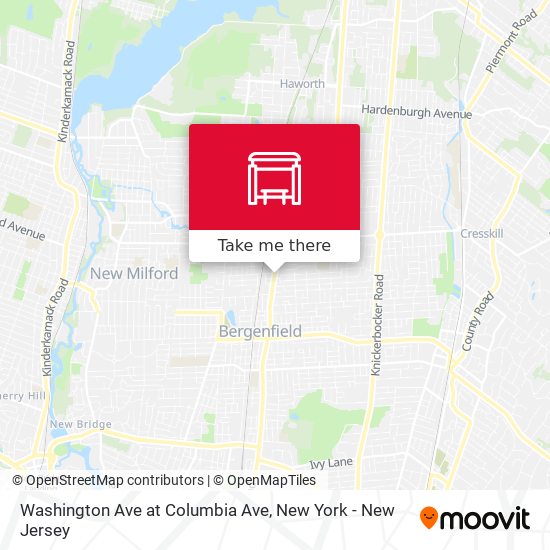 Mapa de Washington Ave at Columbia Ave