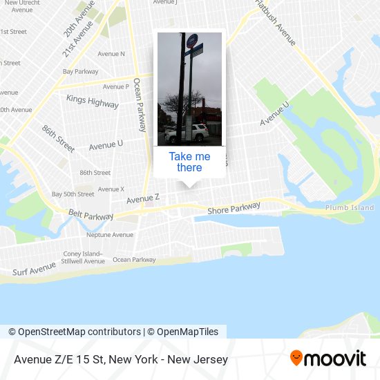 Mapa de Avenue Z/E 15 St
