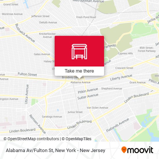 Alabama Av/Fulton St map