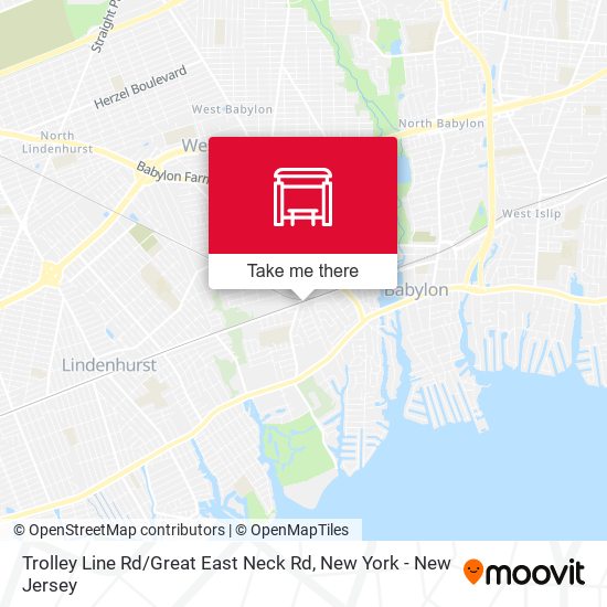 Trolley Line Rd / Great East Neck Rd map