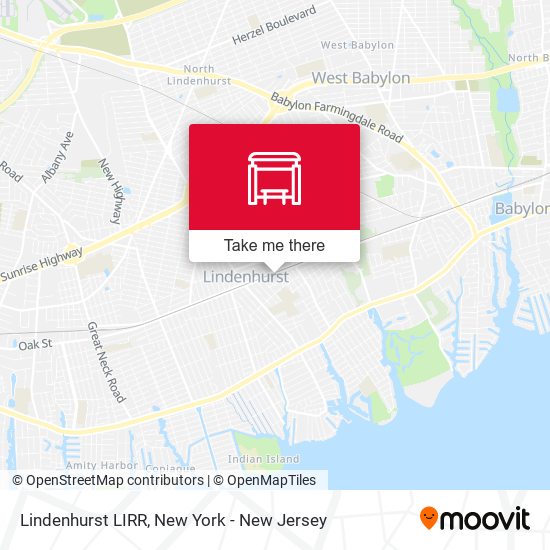 Mapa de Lindenhurst LIRR