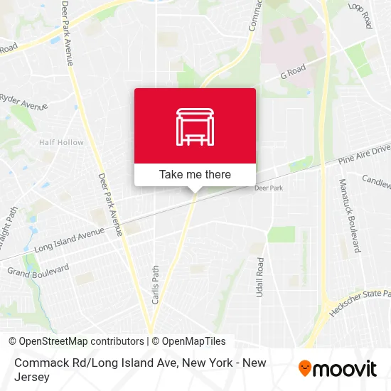 Commack Rd/Long Island Ave map