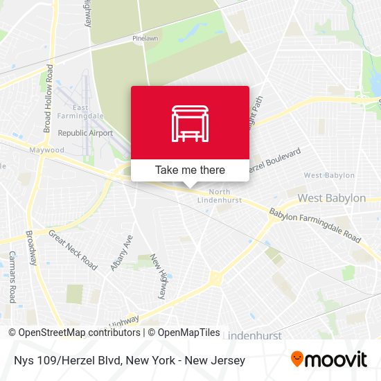 Mapa de Nys 109/Herzel Blvd