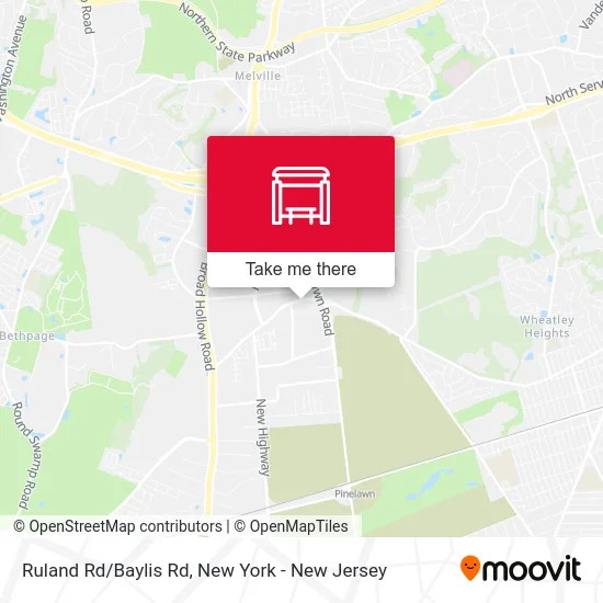 Ruland Rd/Baylis Rd map