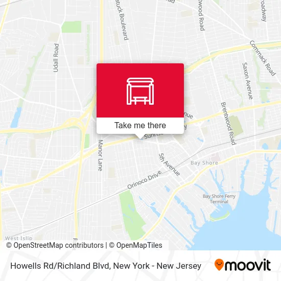 Howells Rd/Richland Blvd map