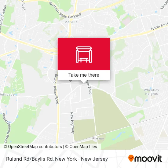 Ruland Rd/Baylis Rd map