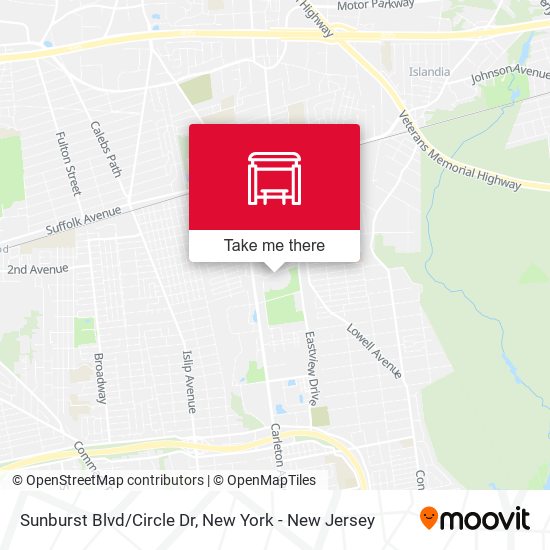 Mapa de Sunburst Blvd/Circle Dr