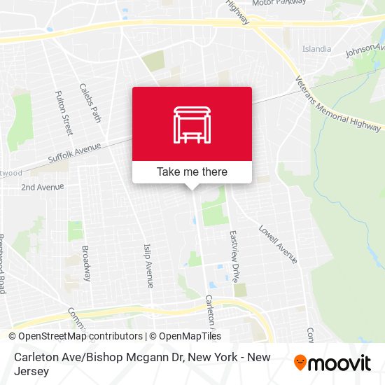 Mapa de Carleton Ave/Bishop Mcgann Dr