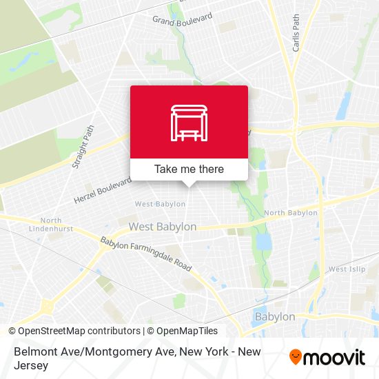 Belmont Ave/Montgomery Ave map