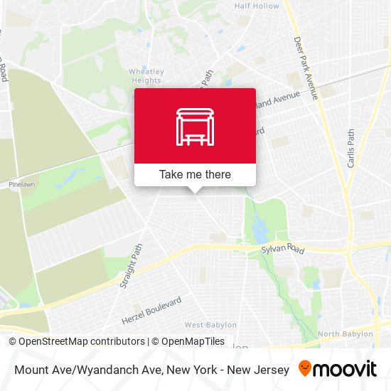 Mapa de Mount Ave/Wyandanch Ave