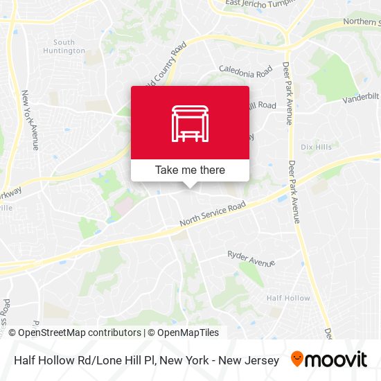 Mapa de Half Hollow Rd/Lone Hill Pl
