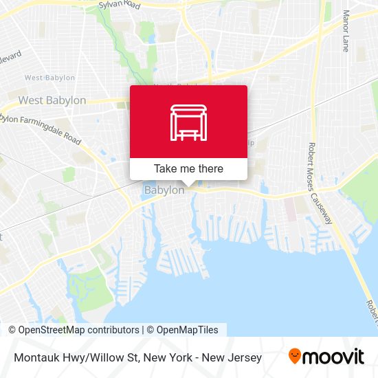 Montauk Hwy/Willow St map
