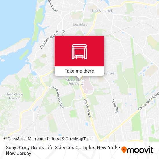 Suny Stony Brook Life Sciences Complex map