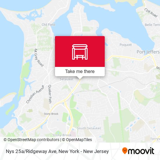 Mapa de Nys 25a/Ridgeway Ave