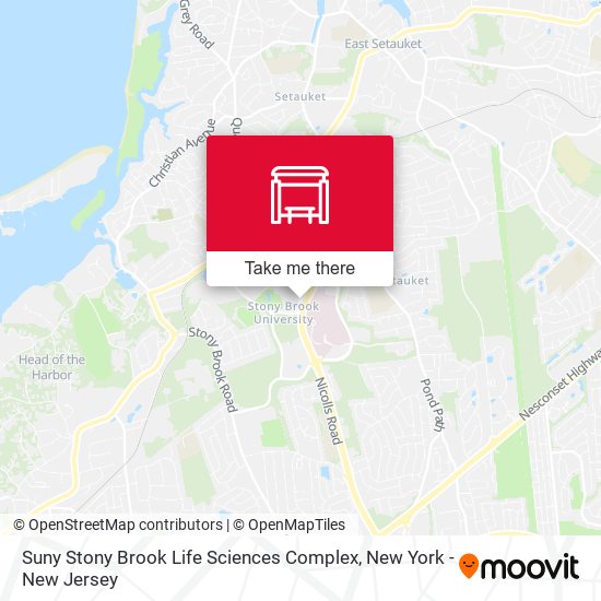 Suny Stony Brook Life Sciences Complex map
