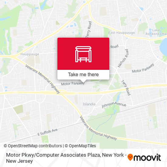 Motor Pkwy / Computer Associates Plaza map