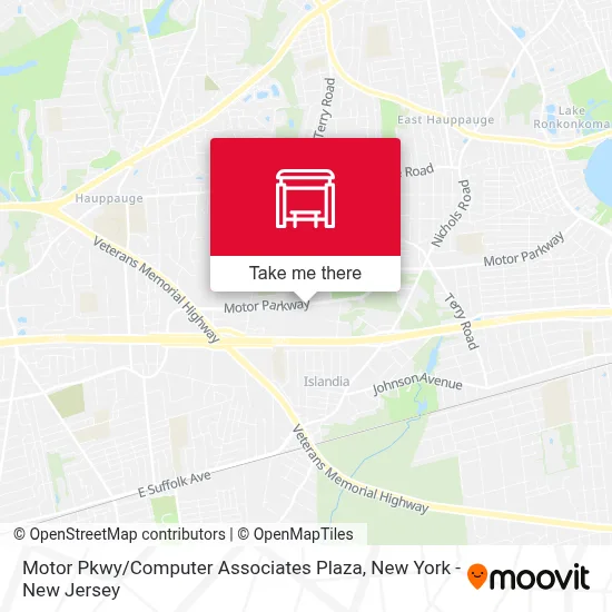 Motor Pkwy / Computer Associates Plaza map