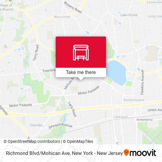 Mapa de Richmond Blvd/Mohican Ave