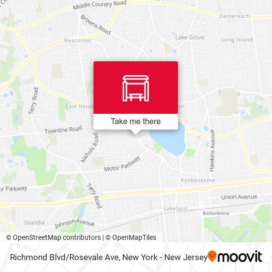 Richmond Blvd/Rosevale Ave map
