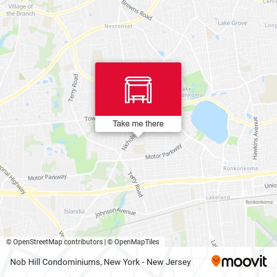 Mapa de Nob Hill Condominiums