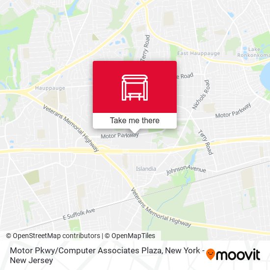 Motor Pkwy / Computer Associates Plaza map