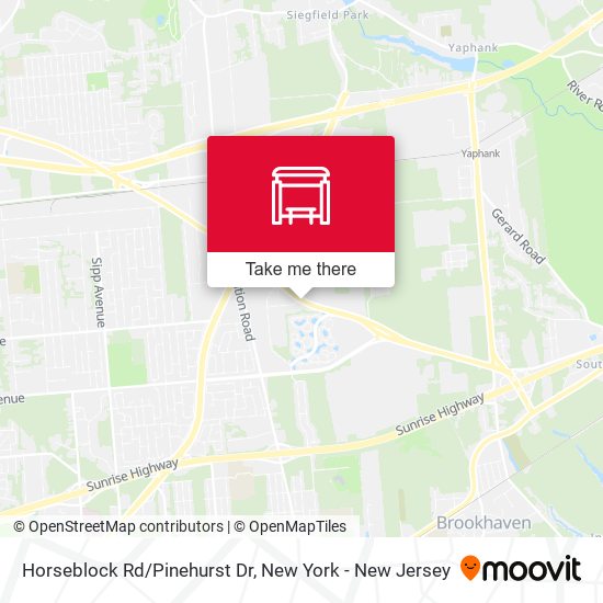 Mapa de Horseblock Rd/Pinehurst Dr